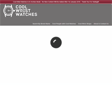 Tablet Screenshot of coolwristwatches.net